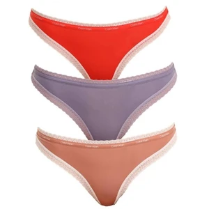 Calvin Klein 3 PACK - dámská tanga QD3802E-147 L