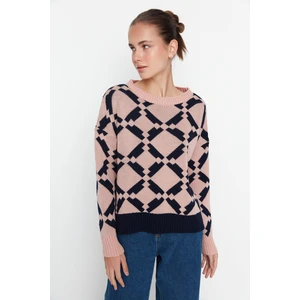 Trendyol Sweater - Pink - Regular fit