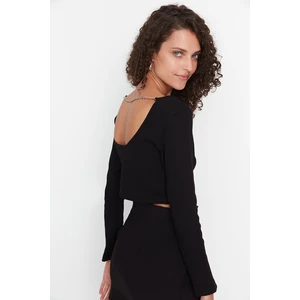 Trendyol Blouse - Black - Slim fit