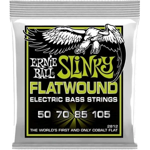 Ernie Ball Regular Slinky Flatwound Electric Bass Strings - 50-105 Gauge