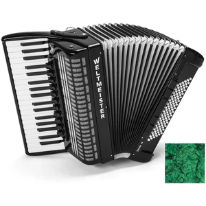 Weltmeister Topas 37/96/IV/11/5 Green Piano accordion