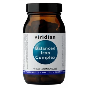 Viridian Balanced Iron Complex (Komplex železa s vitamíny) 90 kapslí