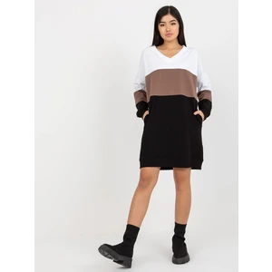 Női ruha Fashionhunters Color Block