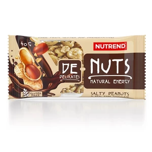Nutrend DeNuts 40 g variant: slaný arašidy - horká čokoláda