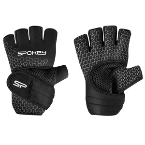 Spokey LAVA Neoprene fitness gloves, black-and-white, vel. L