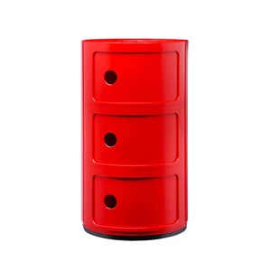 Componibili 4967 tárolóasztal, 3 tároló rész, több színben Szín: piros