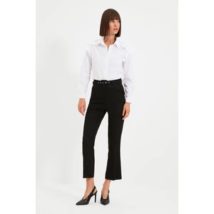Trendyol Black Flare Woven Trousers
