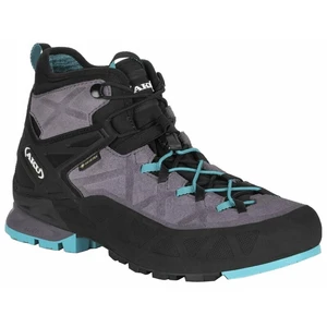 AKU Dámske outdoorové topánky Rock DFS Mid GTX Ws Grey/Turquoise 37