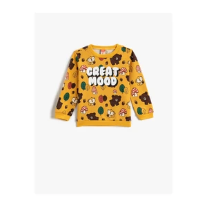 Koton Sweatshirt - Gelb - Relaxed fit