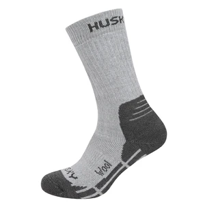 Kids socks HUSKY All Wool light gray