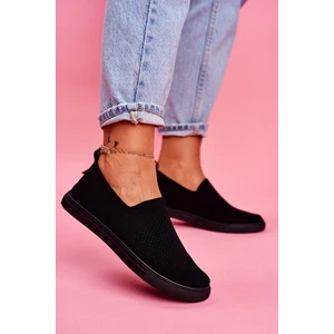 Women's Slip-on Sneakers Big Star Black FF274A609