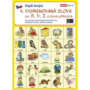 Najdi dvojici 4 Vyjmenovaná slova po S, V, Z