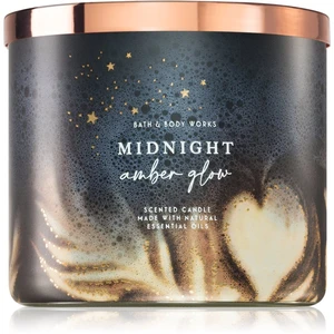 Bath & Body Works Midnight Amber Glow vonná svíčka I. 411 g