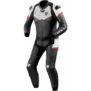 Rev'it! Combi Beta Black/White 54 Tuta da moto divisible