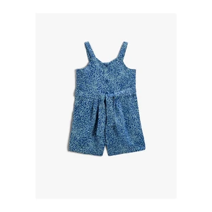 Koton Shorts Overalls Mini Straps Belt Detailed