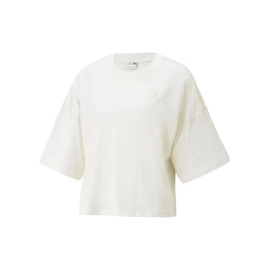 Cream Women's Oversize T-Shirt Puma - Women