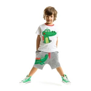 Denokids Alligator Baggy Shorts Set