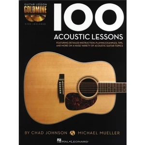 Hal Leonard Chad Johnson/Michael Mueller: 100 Acoustic Lessons Music Book