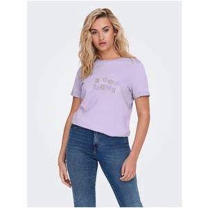 Light purple T-Shirt JDY Amy - Women