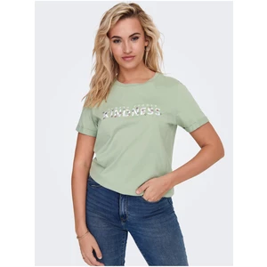 Light Green T-Shirt JDY Amy - Women