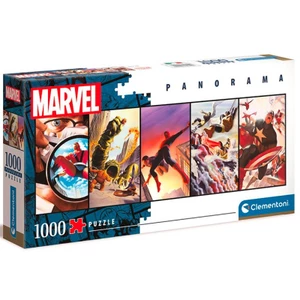 Clementoni - Puzzle 1000 Panorama, Marvel  80