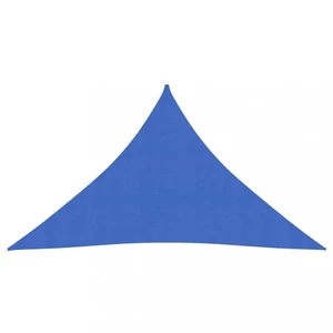 Stínící plachta trojúhelníková HDPE 2,5 x 2,5 x 3,5 m Dekorhome Modrá,Stínící plachta trojúhelníková HDPE 2,5 x 2,5 x 3,5 m Dekorhome Modrá