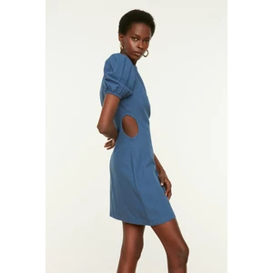 Trendyol Navy Blue Cut Out Detailed Dress