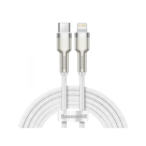 Datový kabel Baseus Cafule Series Metal Type-C/Lightning PD 20W 2m, bílá