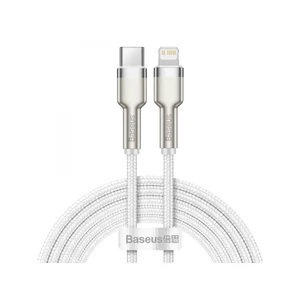 Kábel Baseus Cafule USB-C/Lightning PD 20W, 2m (CATLJK-B02) biely USB-C/Lightening kábel • dĺžka 2 m • odolný kábel • kompatibilný pre smartfóny, iPho