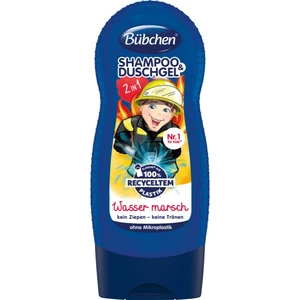 Bübchen Kids Shampoo & Shower šampón a sprchový gél 2 v 1 Fireman 230 ml
