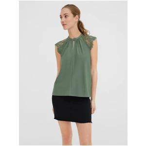 Green Women's Blouse VERO MODA Milla - Ladies