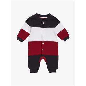 Red-blue kids striped bodysuit Tommy Hilfiger - Girls