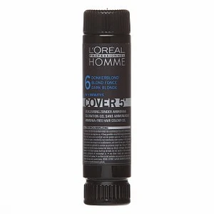 L´Oréal Professionnel Gelová barva na vlasy pro muže Homme Cover 5 3 x 50 ml 6 Dark Blond