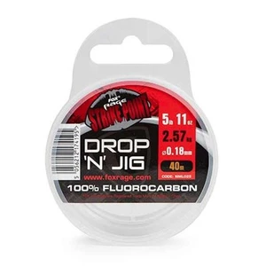 Fox Rage Fluorocarbon Strike Point Drop N Jig Line 40m 0,25mm 9,37lb
