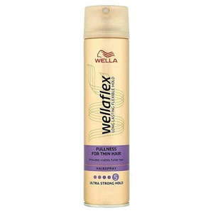 Wella Wellaflex Fullness For Thin Hair lak na vlasy s extra silnou fixáciou pre pružnosť a objem 250 ml