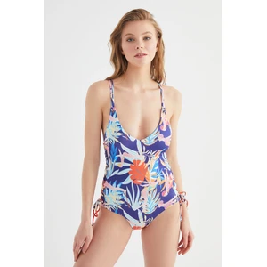 Trendyol Multi Color Bird Eye Detailed Swimsuit