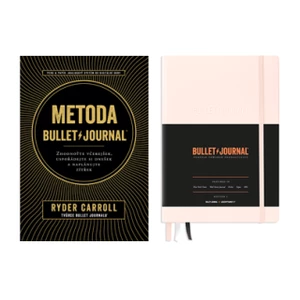 Výhodný balíček: Metoda Bullet Journal + zápisník Leuchtturm 1917 STARORŮŽOVÝ (Bullet Journal Edition2) - Ryder Carroll (kniha)