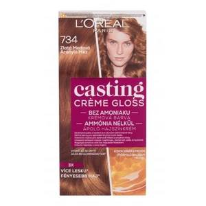 Barvící krém bez amoniaku Loréal Casting Créme Gloss - 734 zlatá medová - L’Oréal Paris + DARČEK ZADARMO