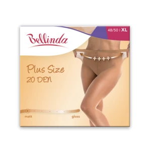 Bellinda 
PLUS SIZE 20 DEN - Pančuchové nohavice pre nadmerné veľkosti - amber