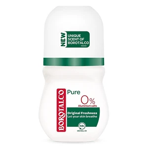 Borotalco Pure Original Freshness deodorant roll-on bez obsahu hliníkových solí 50 ml