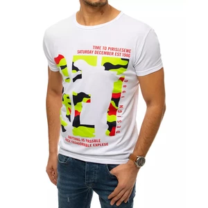 White RX4410 men´s T-shirt with print