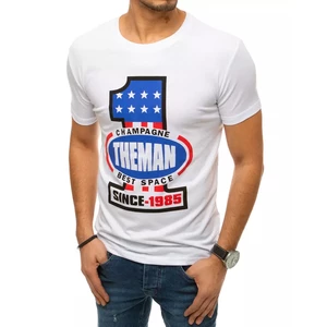 White RX4406 men´s T-shirt with print