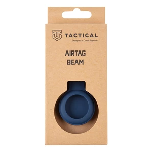 Puzdro Tactical Beam Silicone pro Airtag modré puzdro na AirTag • silikón • krúžok z nerezovej ocele