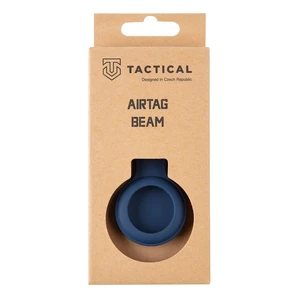 Puzdro Tactical Beam Silicone pro Airtag modré puzdro na AirTag • silikón • krúžok z nerezovej ocele