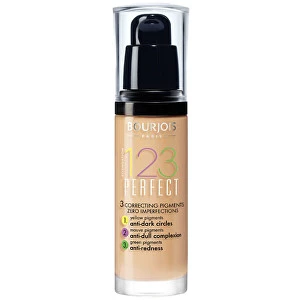 Bourjois 123 Perfect tekutý make-up pre perfektný vzhľad odtieň 51 Vanille Clair SPF 10 30 ml