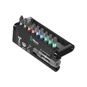 Wera 057680 10-dílná sada bitů a držák 8740/51/55/67-9/IMP DC Impaktor Bit-Check