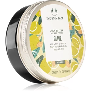 The Body Shop Olive intenzivně hydratační tělové máslo pro velmi suchou pokožku 200 ml