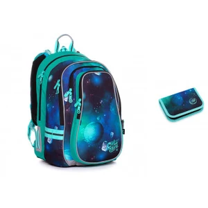 Školní batoh s planetami Topgal LYNN 20019 B,Školní batoh s planetami Topgal LYNN 20019 B