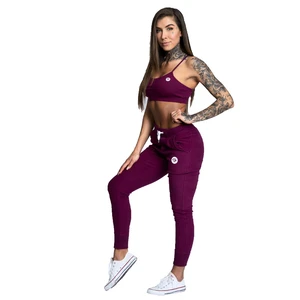 Gym Glamour Tepláky Boyfriend fialové variant: XS