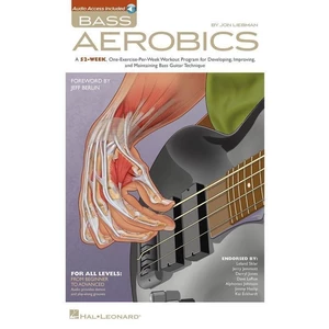 Hal Leonard Bass Aerobics Book with Audio Online Noty